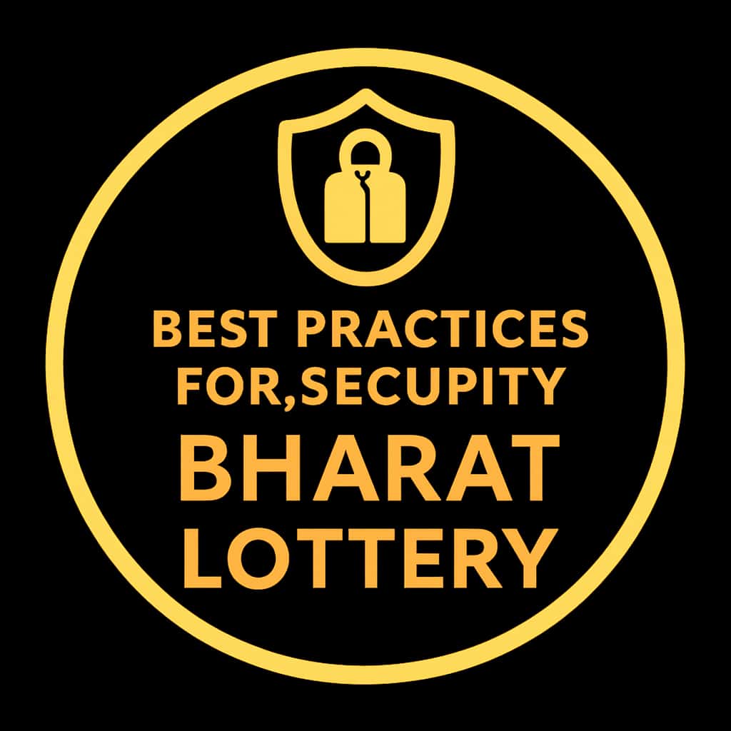 A badge symbolizing guidance on Bharat Lottery security practices.