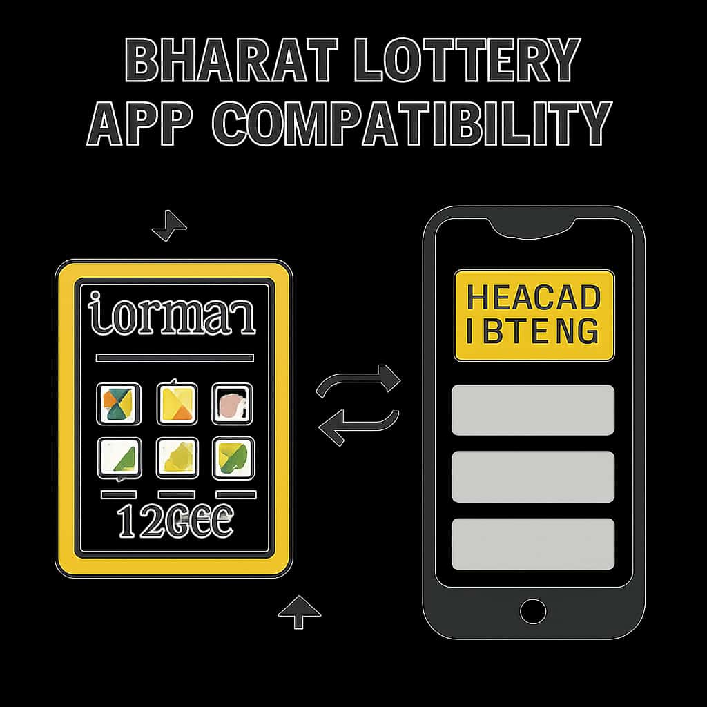 Diagram explaining Bharat Lottery App Compatibility.