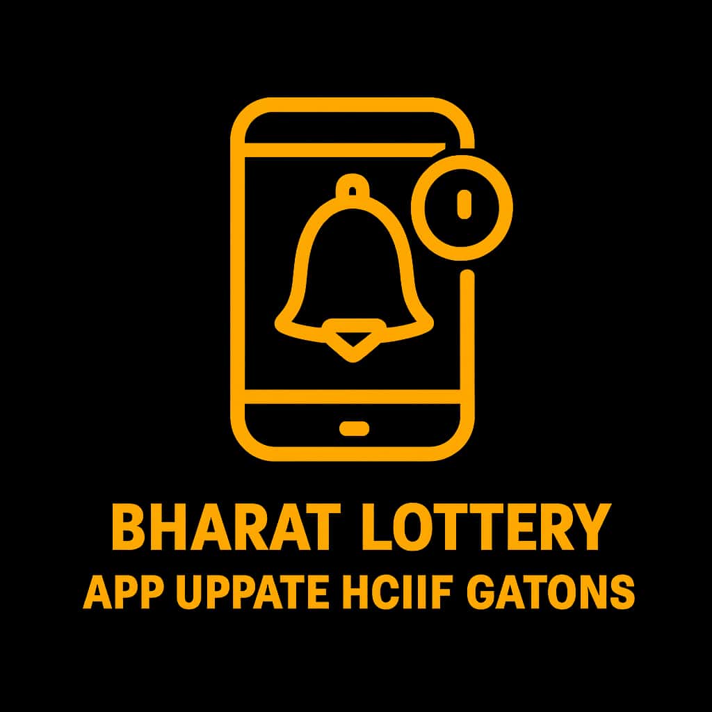 An icon representing Bharat Lottery App Update Notifications.