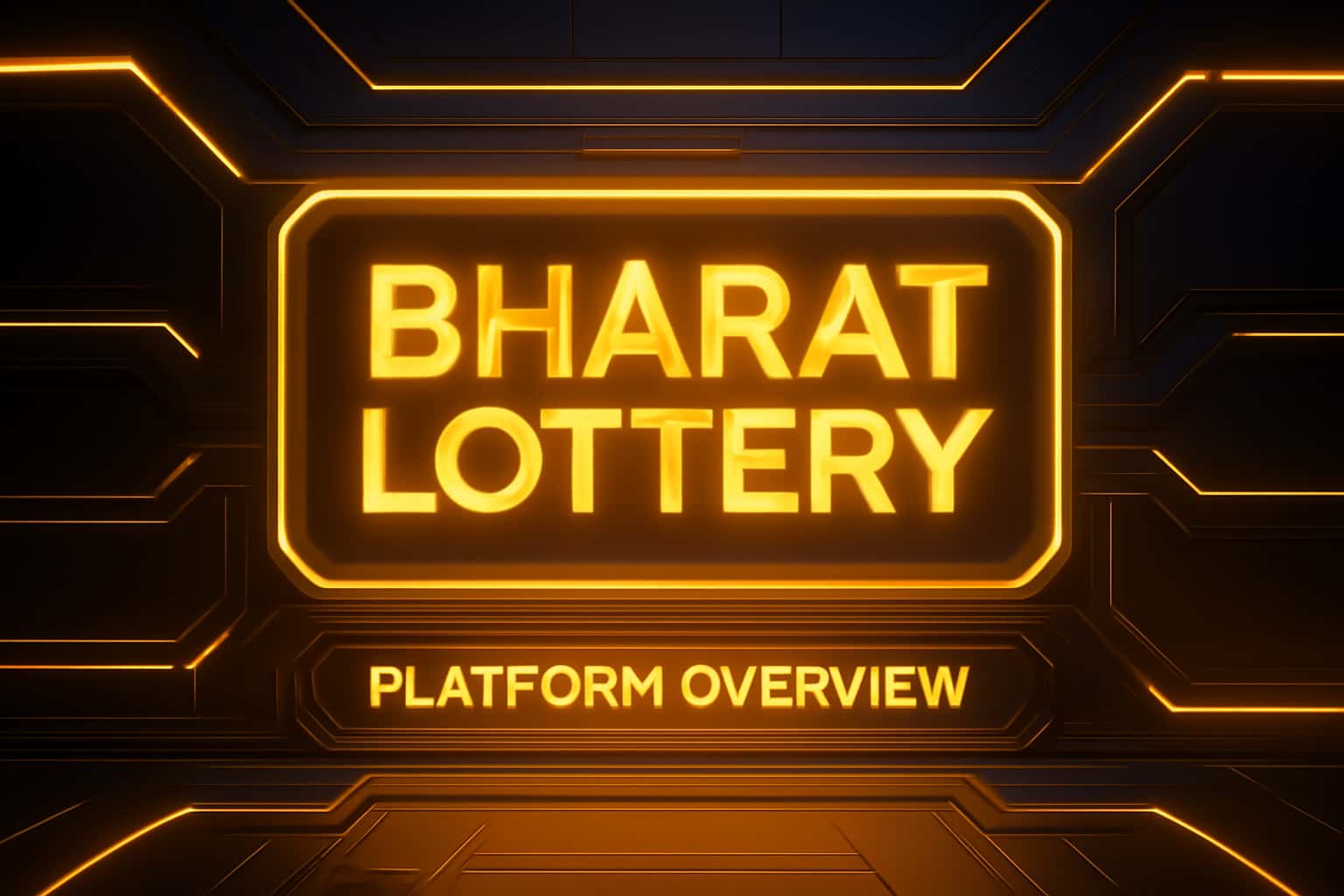 Futuristic lottery technology background