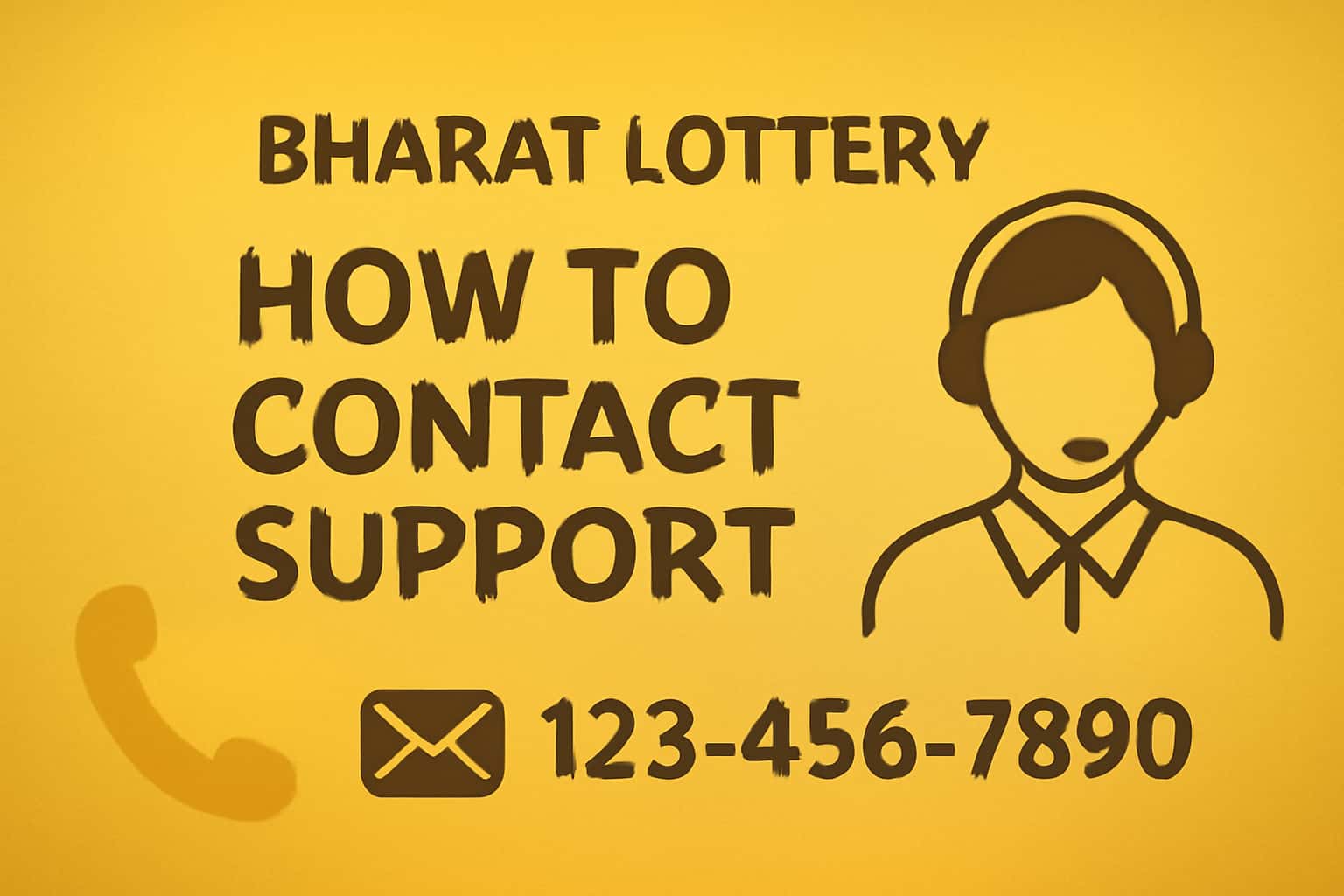 Image depicting the process of contacting Bharat Lottery Support in a neutral context.