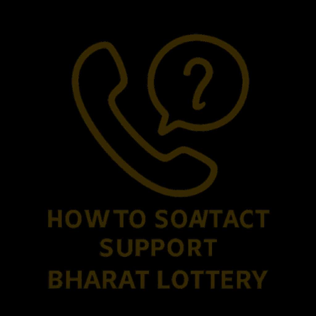 Icon representing support options for Bharat Lottery.