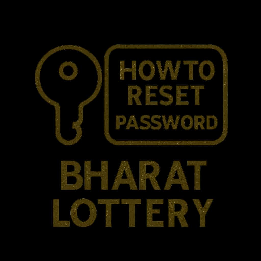 Icon representing password reset guide for Bharat Lottery.