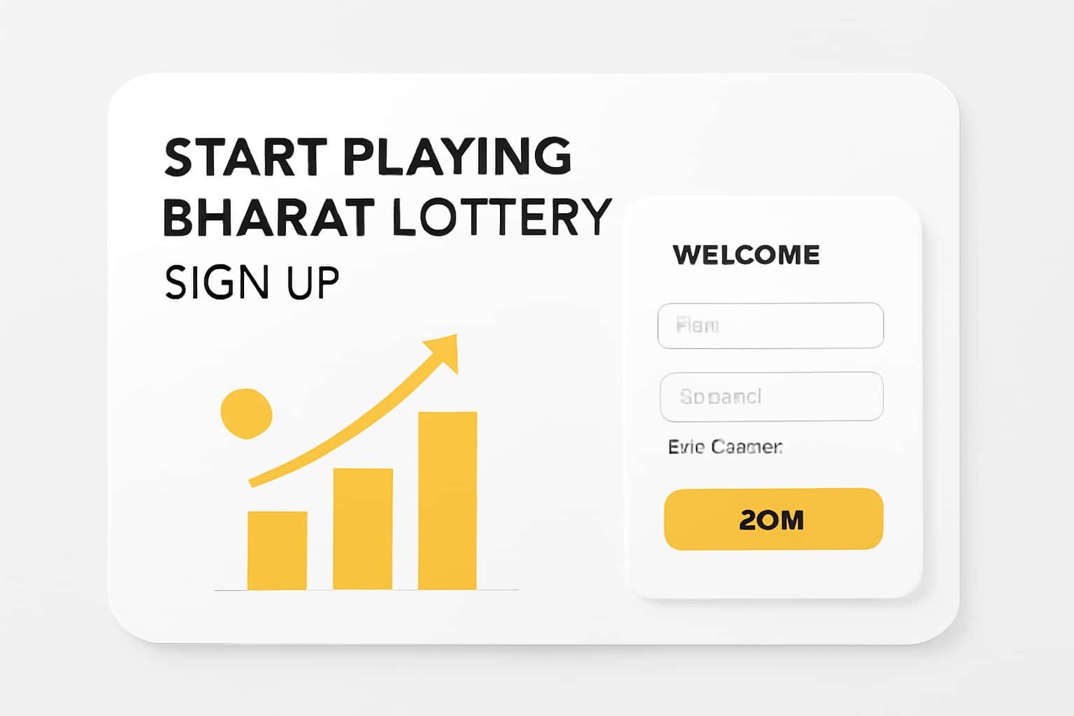 Start Playing Bharat Lottery - Sign Up Interface