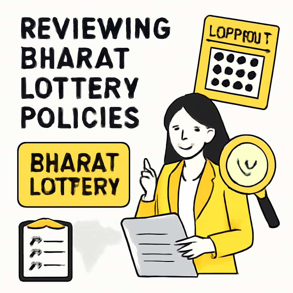 A diagram illustrating Bharat Lottery policies.