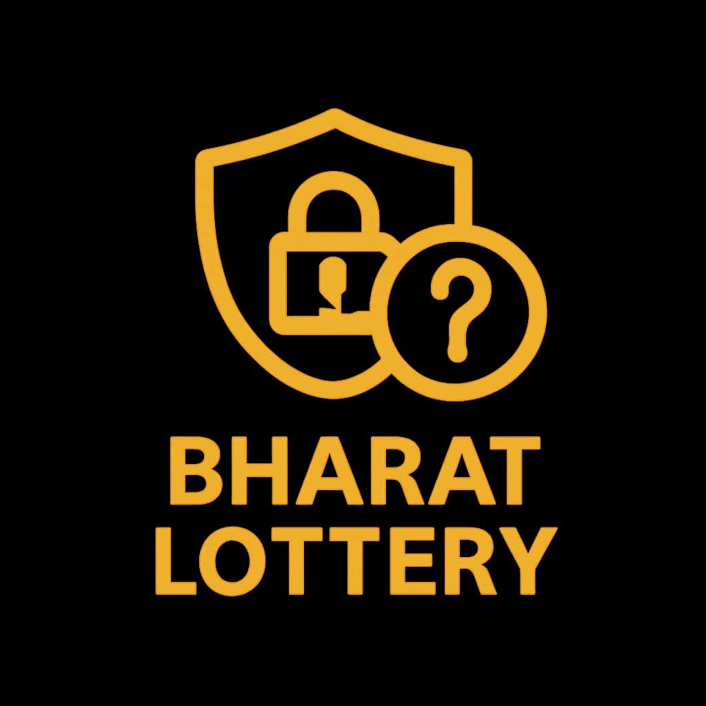 An icon representing security tips for Bharat Lottery accounts.