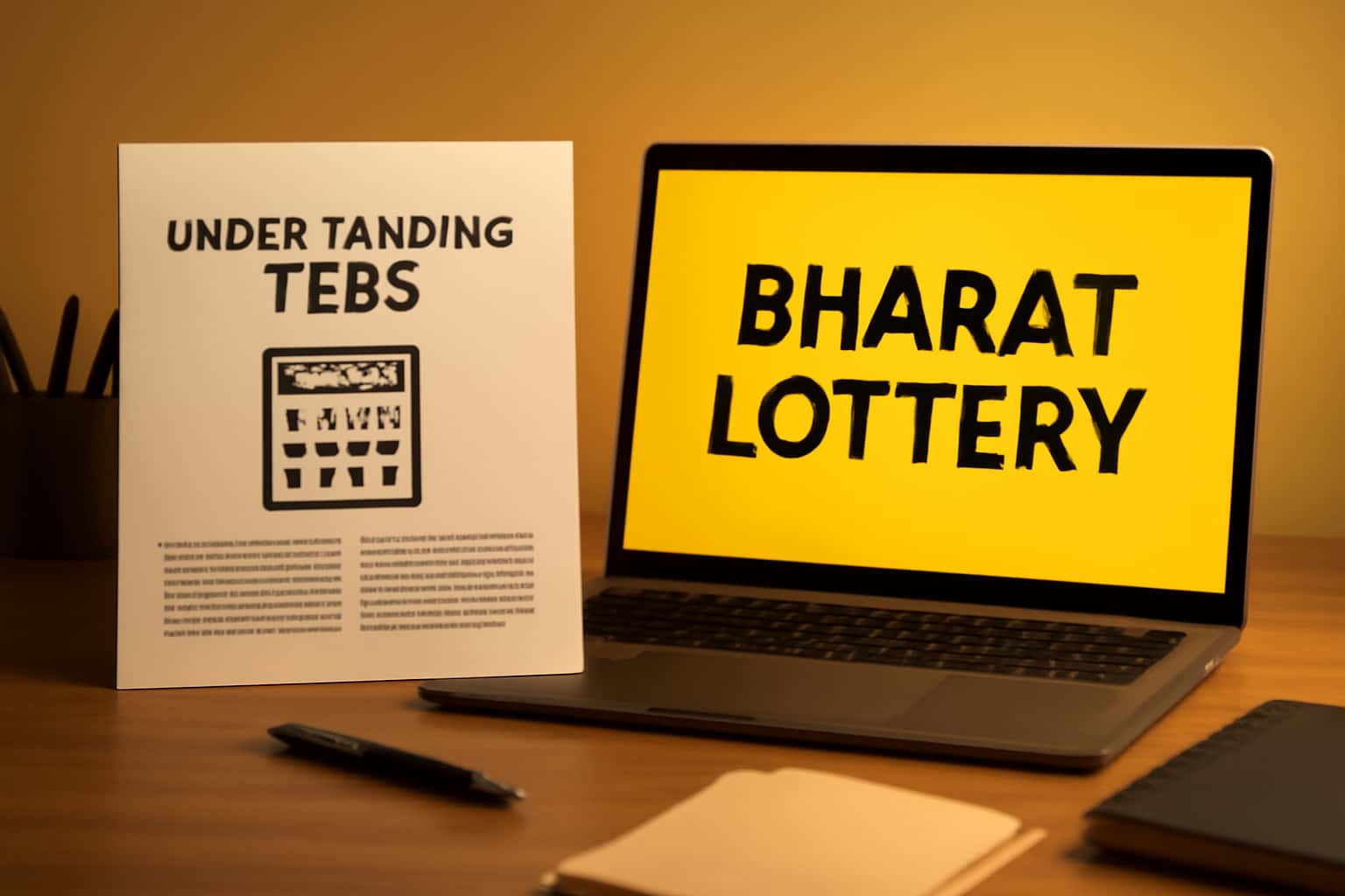 An informative visual representation of Bharat Lottery fees.